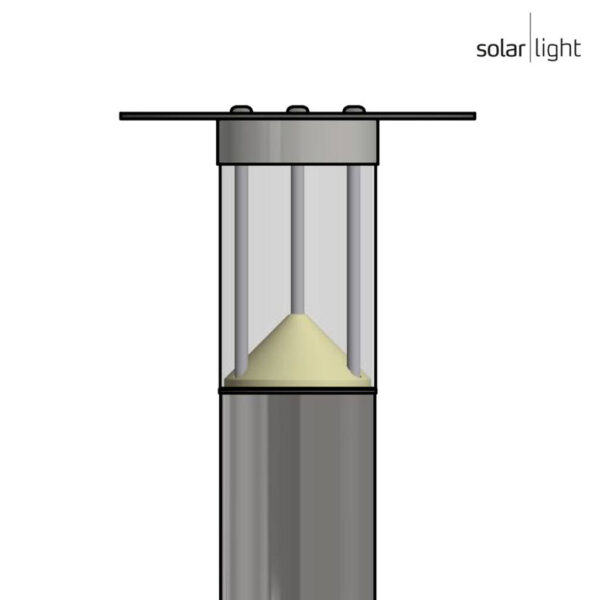 Pullert fra Solar - DeKaLED i varmgalvaniseret stål